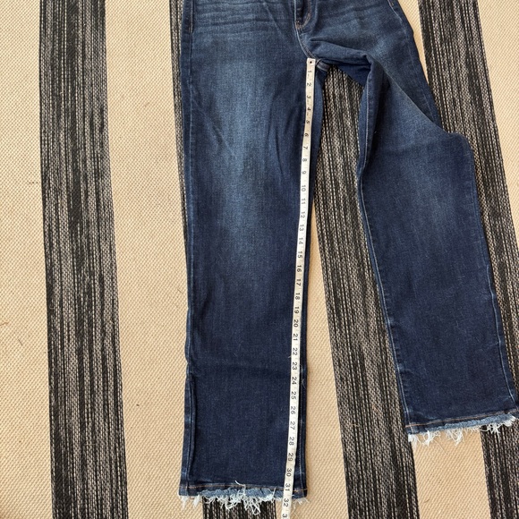 Judy Blue Women's Straight Leg Jeans - Dark Blue - Picture 10 of 11